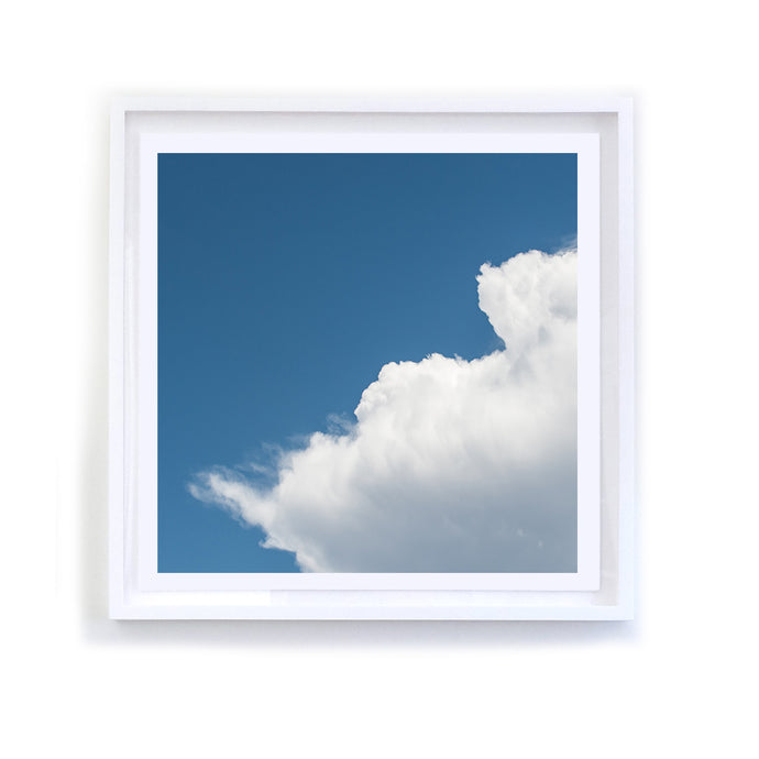 White Cloud Series, 3, Framed