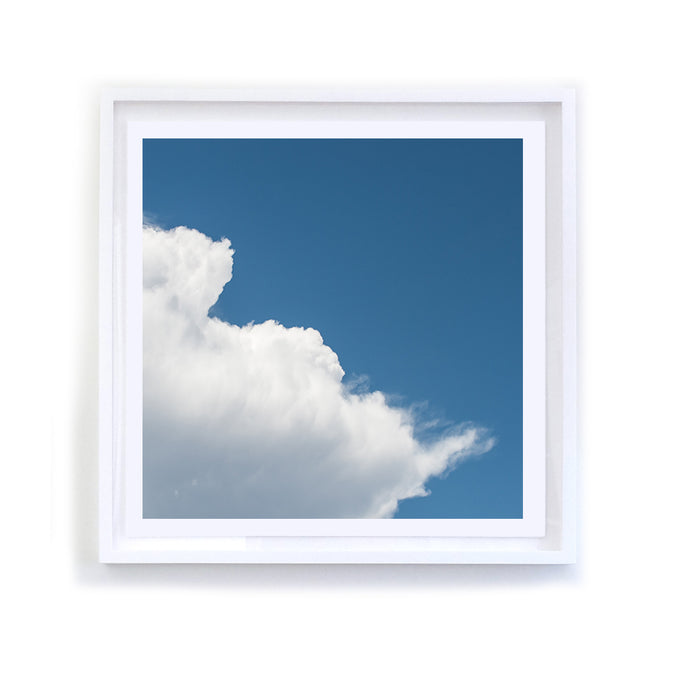 White Cloud Series, 3, Reversed, Framed